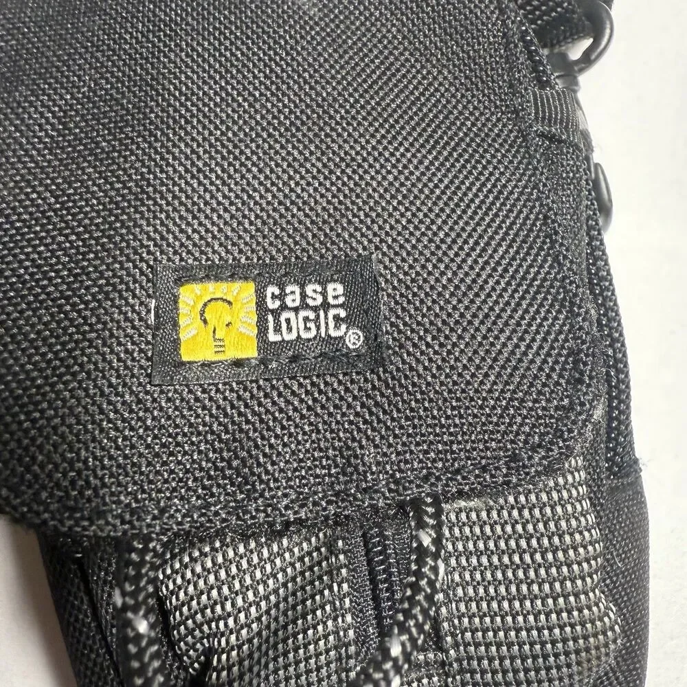 Case Logic Digital Camera Case Black Zip Long Adjustable Strap